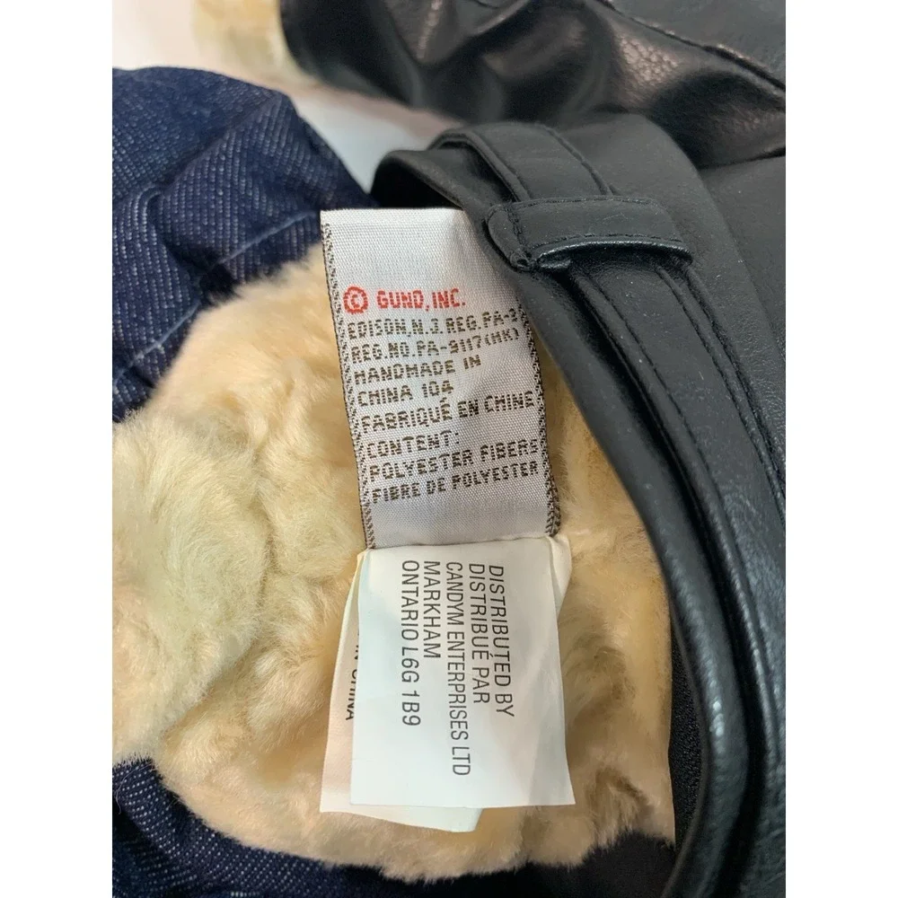 GUND James # 42457 Plush Bear With Removable Moto Jacket Outfit Soft Cuddly Rare - Picture 16 of 16